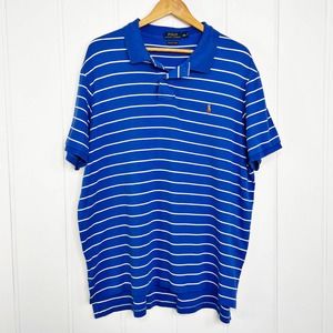 Polo Ralph Lauren Pima Soft Touch Blue Polo Sz XXL